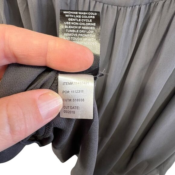 Nwt 2/2x Torrid Lexie Gray Hi-Lo Chiffon Tunic Size #11437435 - Picture 13 of 14